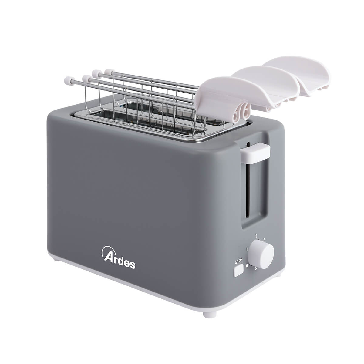 ardes-tosto-cube-artoast05-toaster-2-scheiben-edelstahl image 1