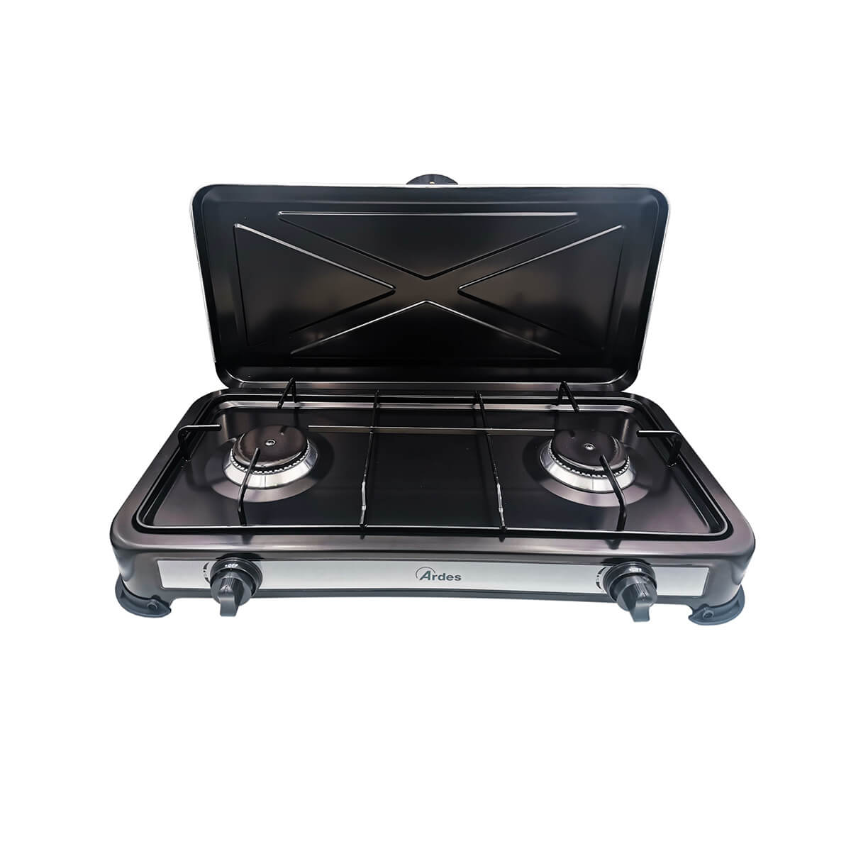 ardes-ar1fg02-odino-2-gaskocher-2-flammig-gpl-schwarz image 1