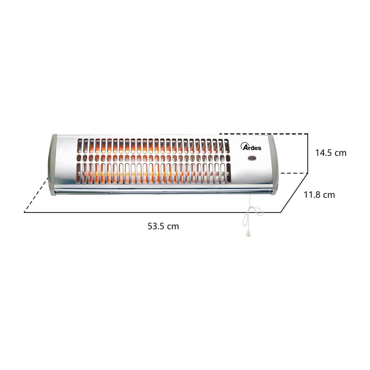ardes-ar437b-quartz-wand-heizstrahler-1200-w-silber image 2
