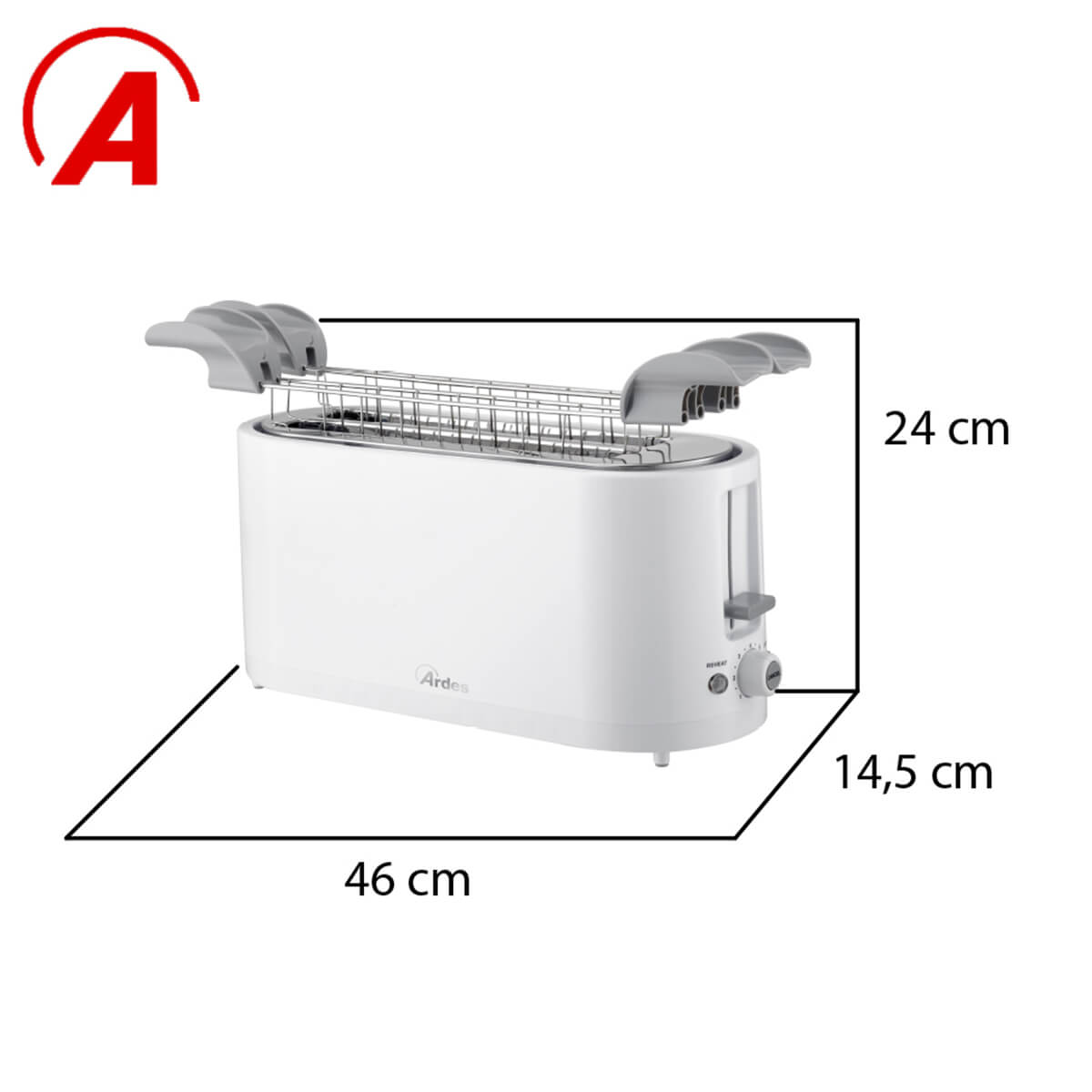 ardes-artoast02-tosto-sleek-plus-toaster-4-scheiben image 6