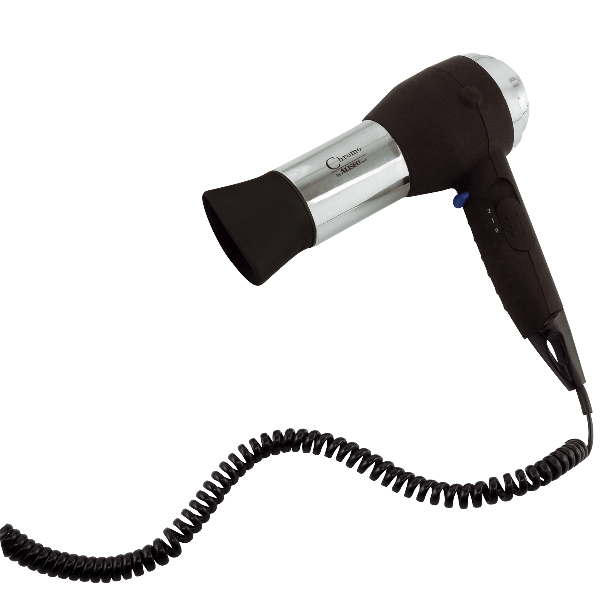 aliseo-chromo-retro-hotel-haartrockner-mit-tastschalter-soft-touch image 1