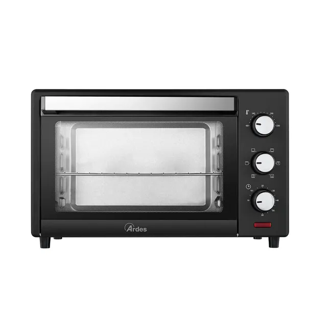 ardes-gustavo-dark-25l-ar6226b-umluft-minibackofen-6-funktionen image 1