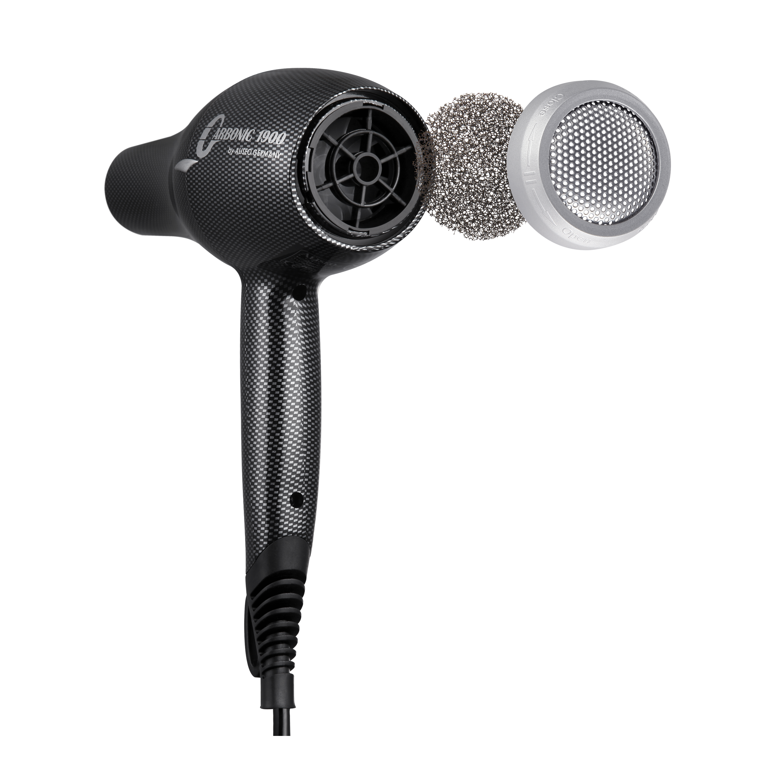 aliseo-carbonic-1900-hotel-haartrockner-mit-ion-tech-und-ac-motor image 2