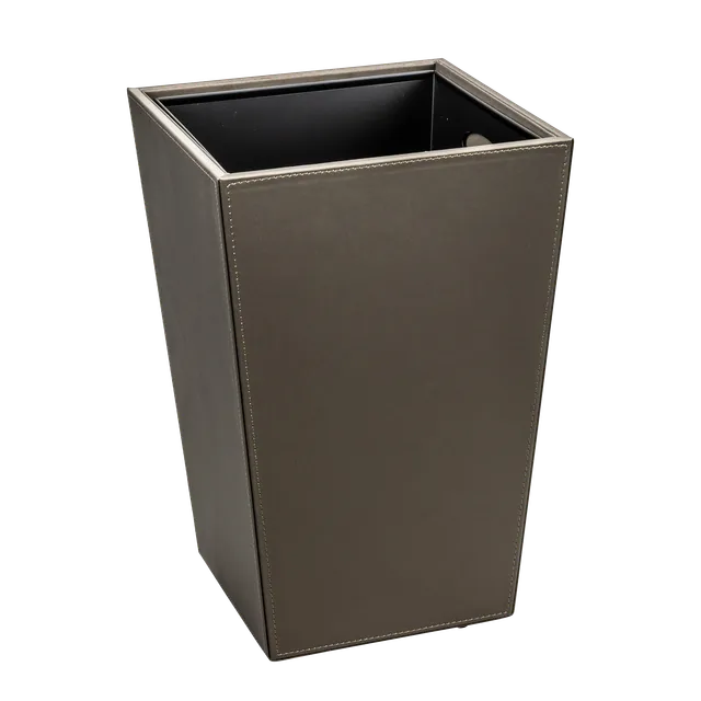aliseo-londoner-abfallbeh-lter-mit-metalleinsatz-kunstleder image 1