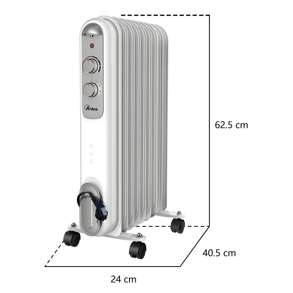 ardes-curvy9-ar4r09s-lradiator-9-elemente-2000w image 2