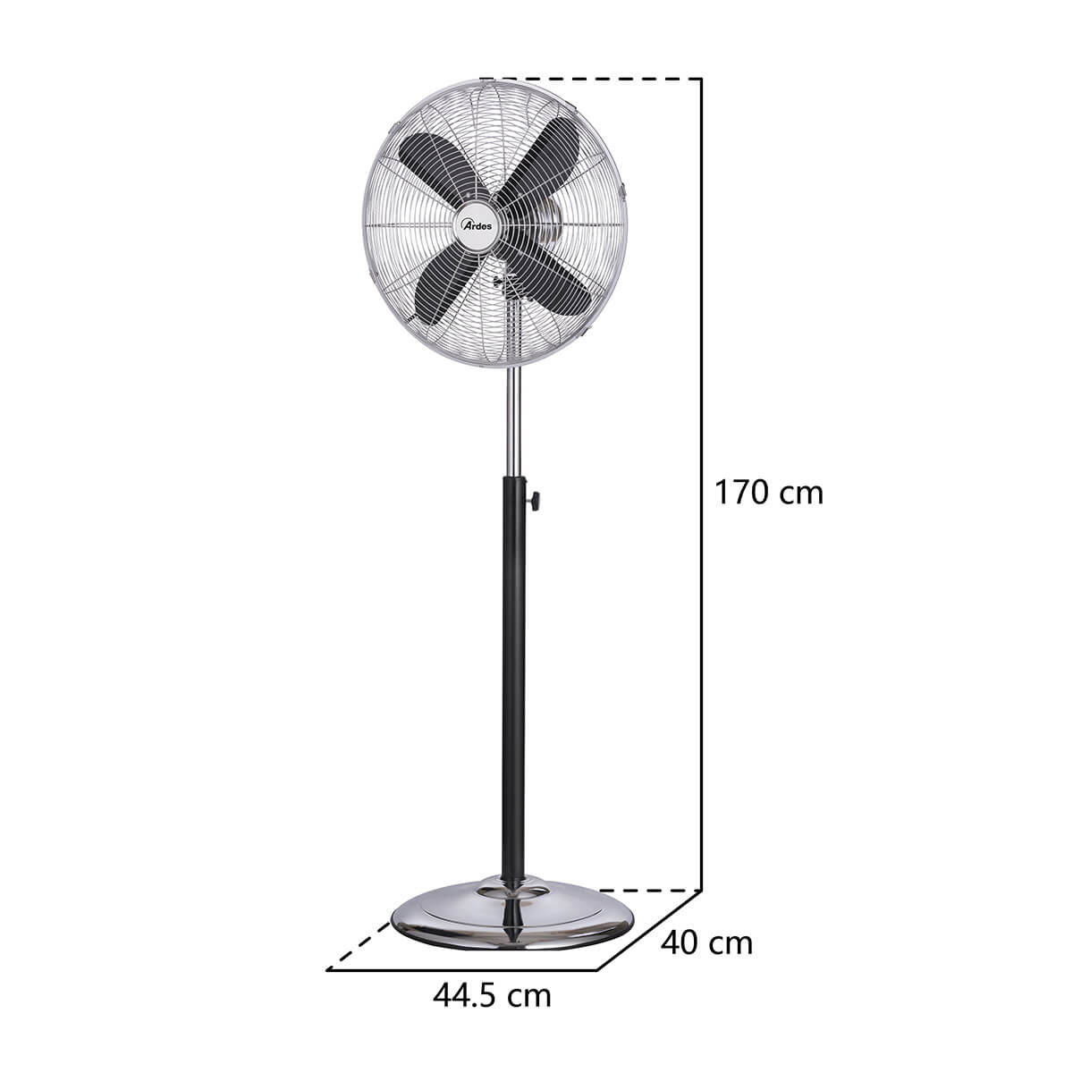 ardes-chrome-40pb-ar5c40pbh-standventilator-40-cm image 3