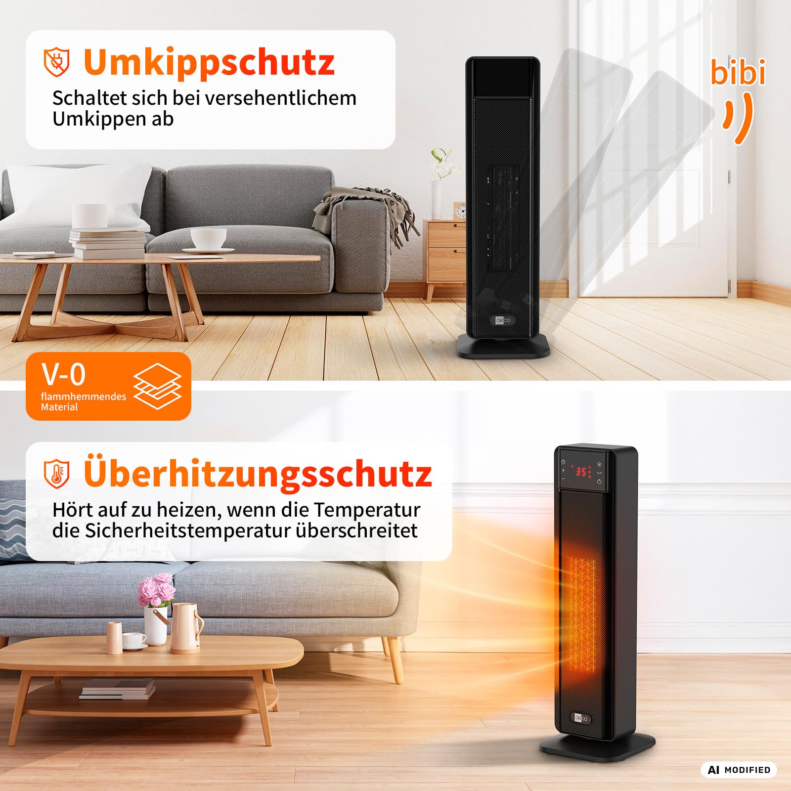 aeco-ecoheat-boost-heizl-fter-2000w-58-cm-mit-fernbedienung image 6