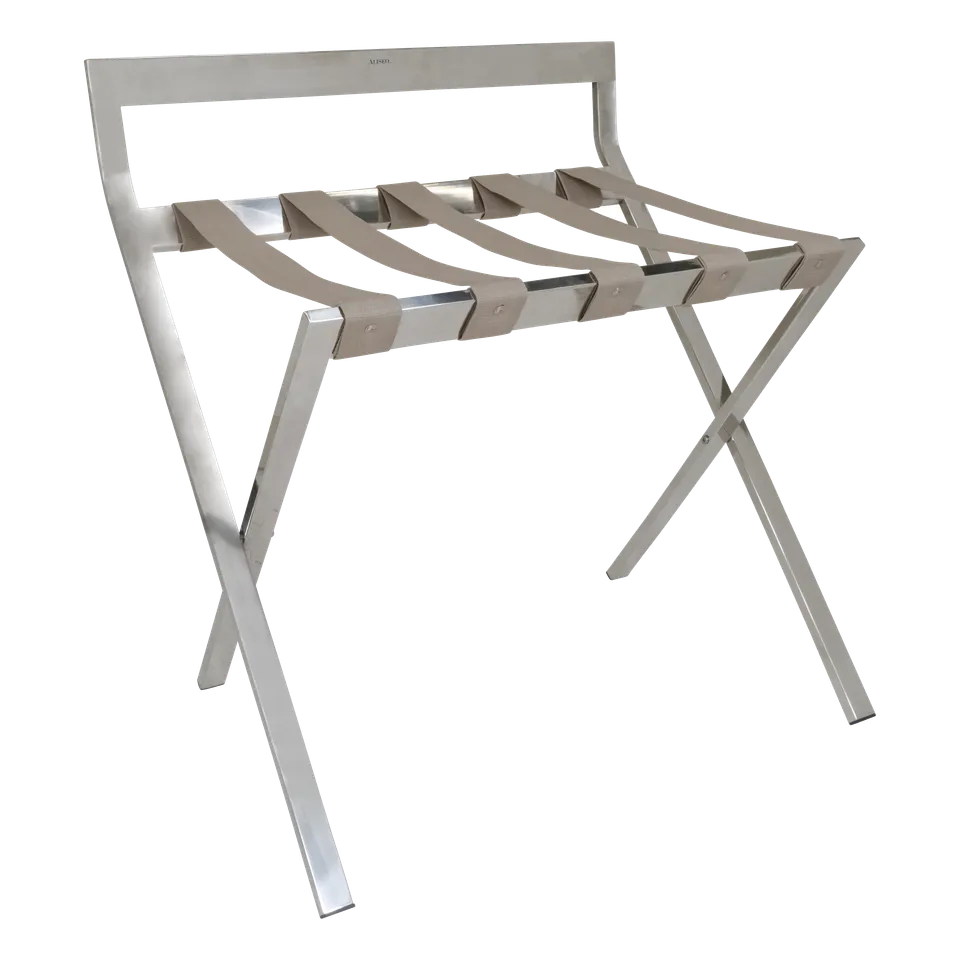 aliseo-kofferablage-chrom-mit-r-ckenlehne-beige image 1