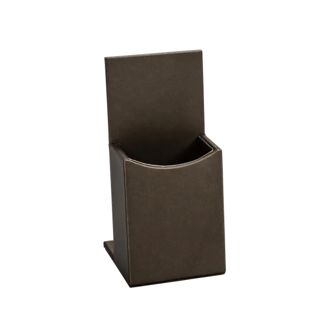 aliseo-londoner-fernbedienungsst-nder-kunstleder-schwarz-taupe image 1