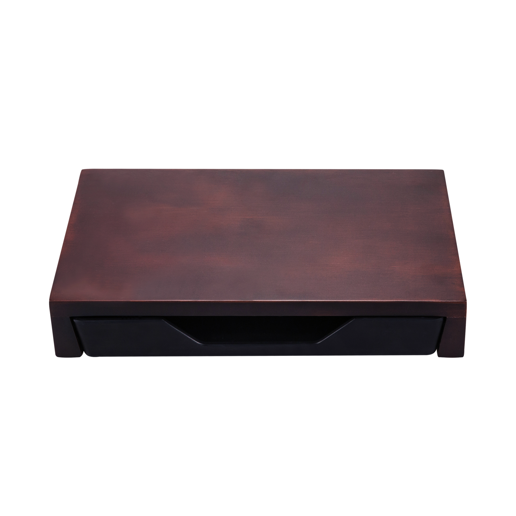 aliseo-bridge-tray-tablett-bambus-mahagoni-mit-schubfach image 2