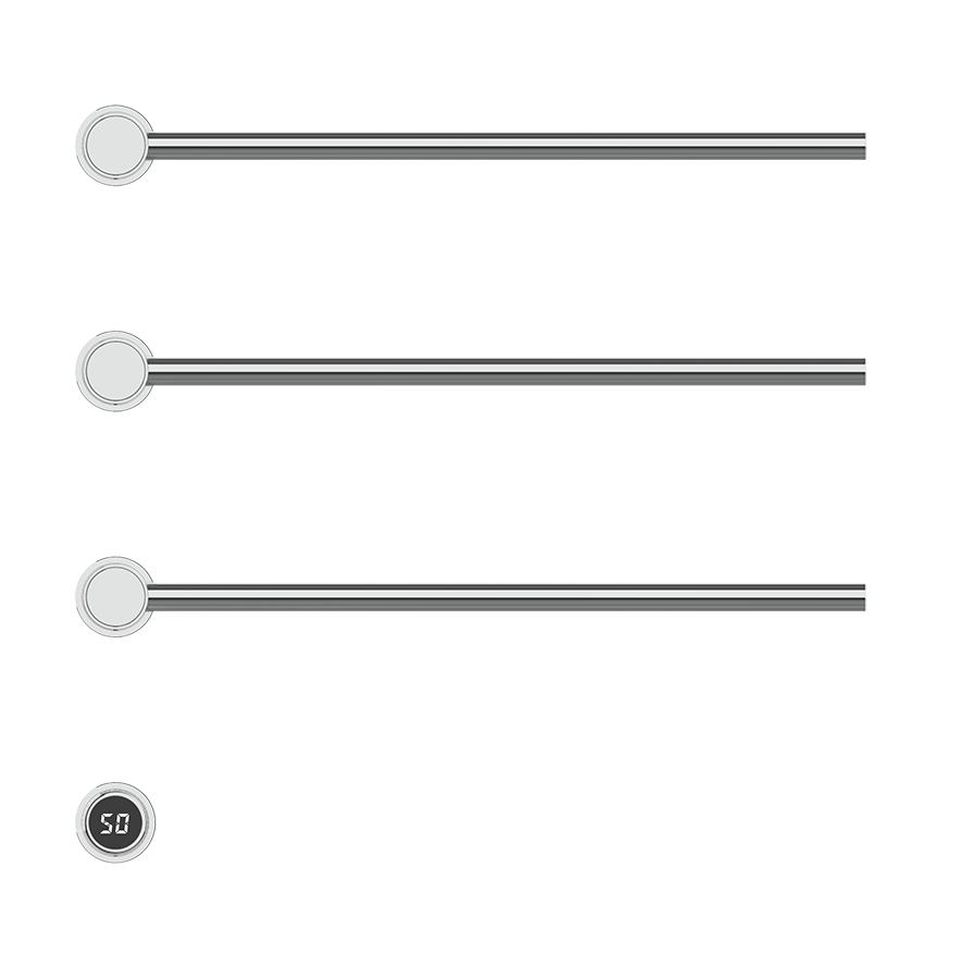 aliseo-pearl-pro-handtuchw-rmer-carbon-digital-19-mm image 1
