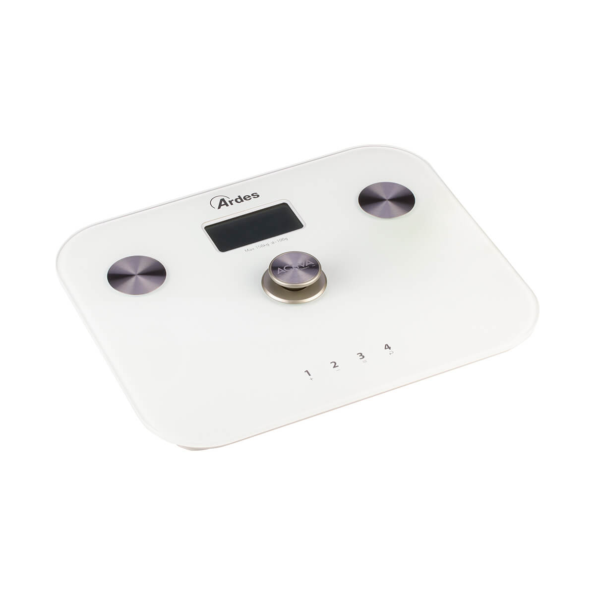 ardes-activa-ar2ppbfm-personenwaage-ohne-batterien-impedanzwaage-aus-glas image 1