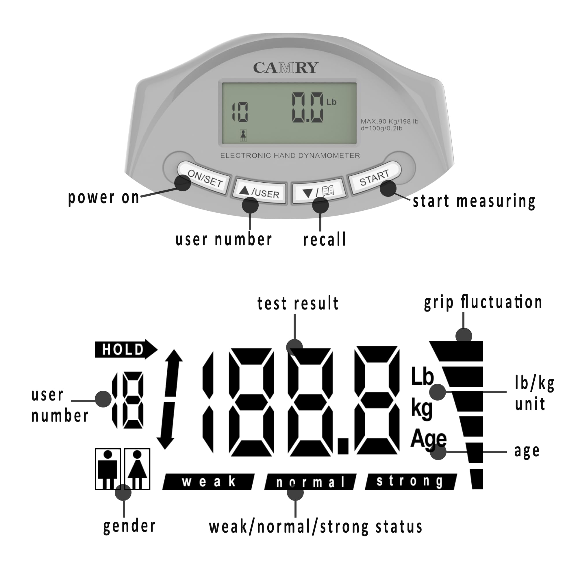 camry-digitales-hand-dynamometer-90-kg-griffst-rke-messger-t-grau image 6