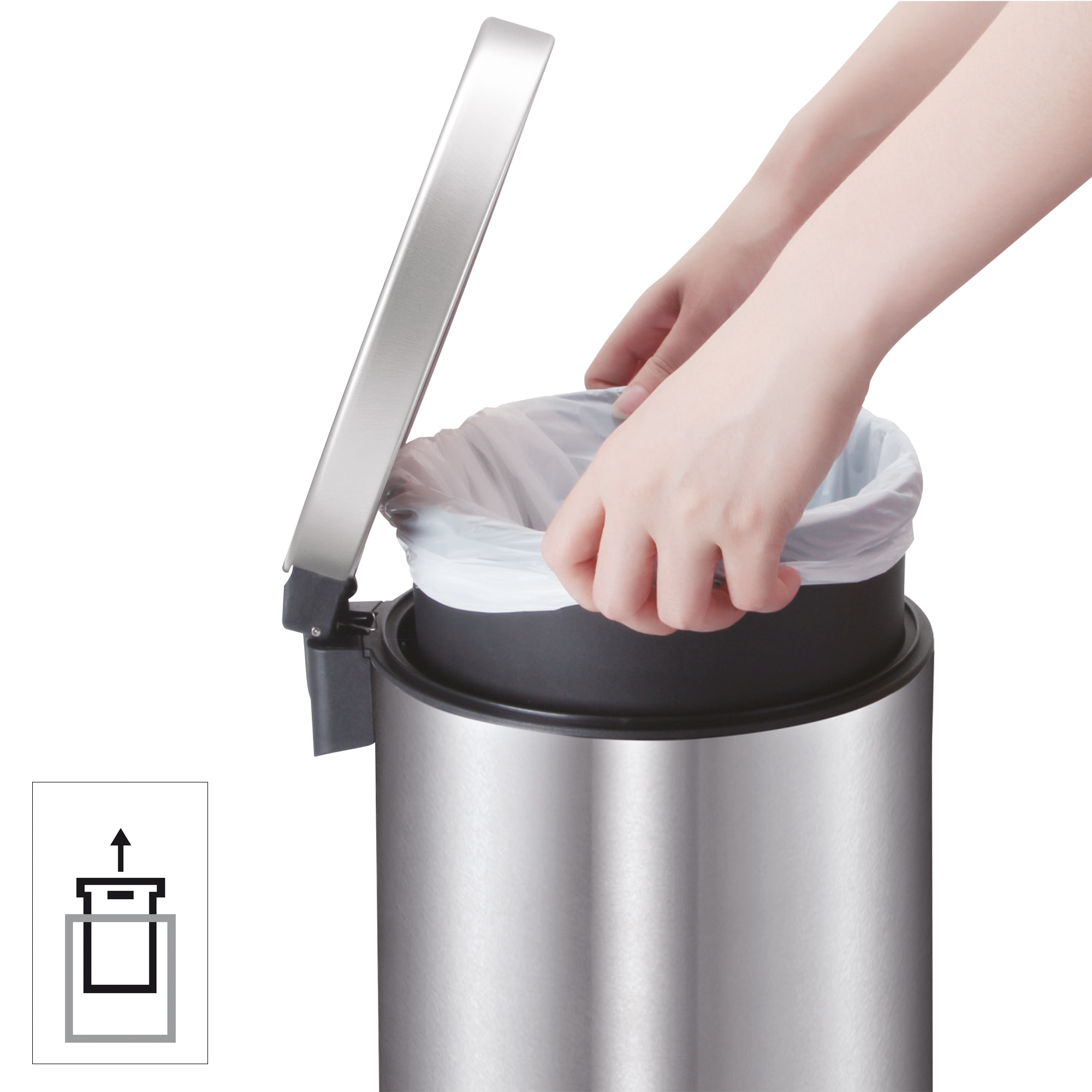 aliseo-prestige-abfallbeh-lter-edelstahl-3l-5l image 4