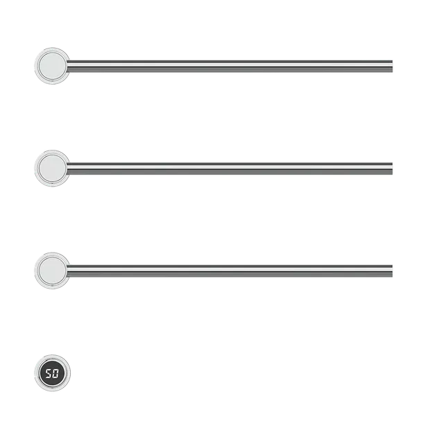 aliseo-pearl-pro-handtuchw-rmer-carbon-digital-19-mm image 1