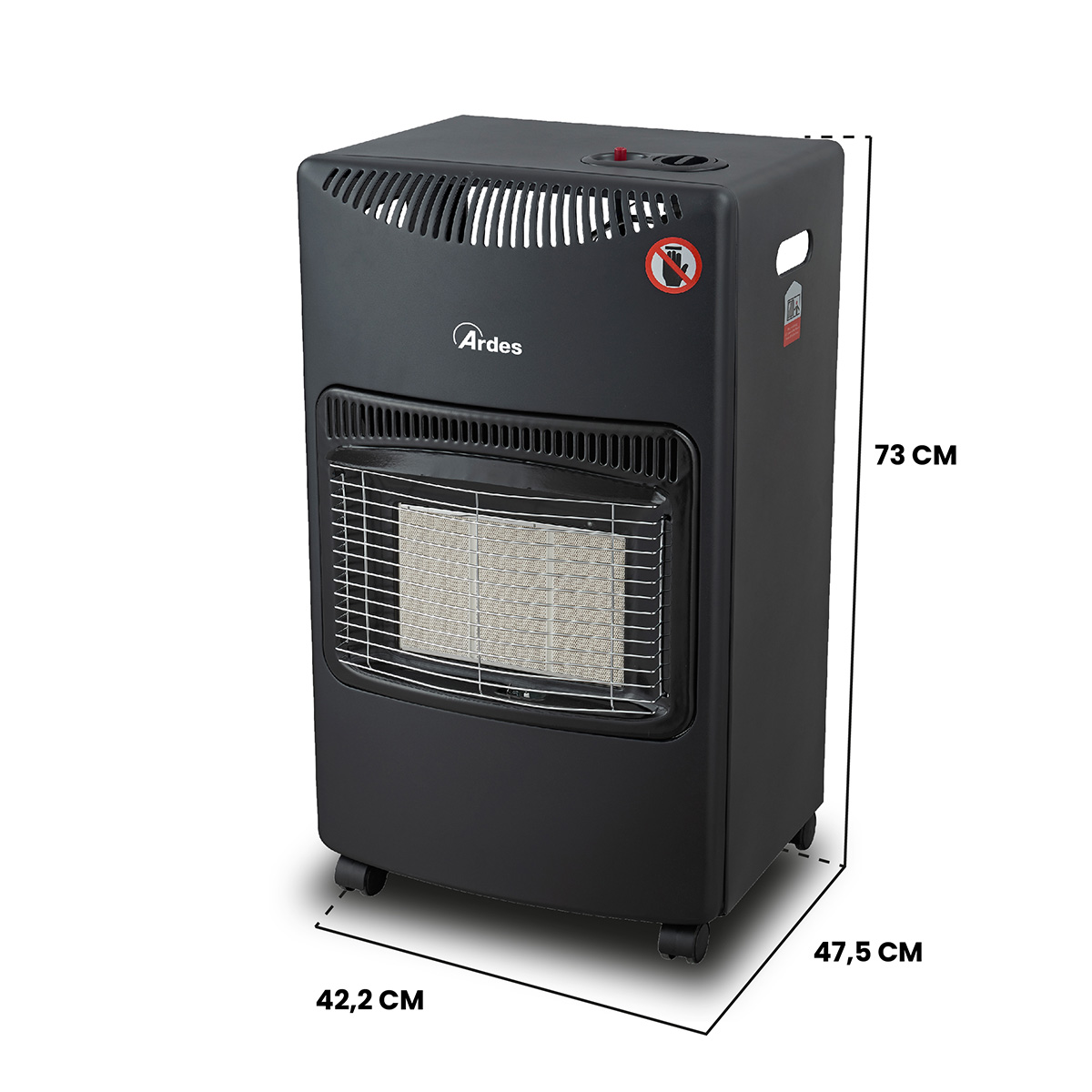 ardes-boxer-ar382-gas-heizofen-4200w-mit-regler image 2
