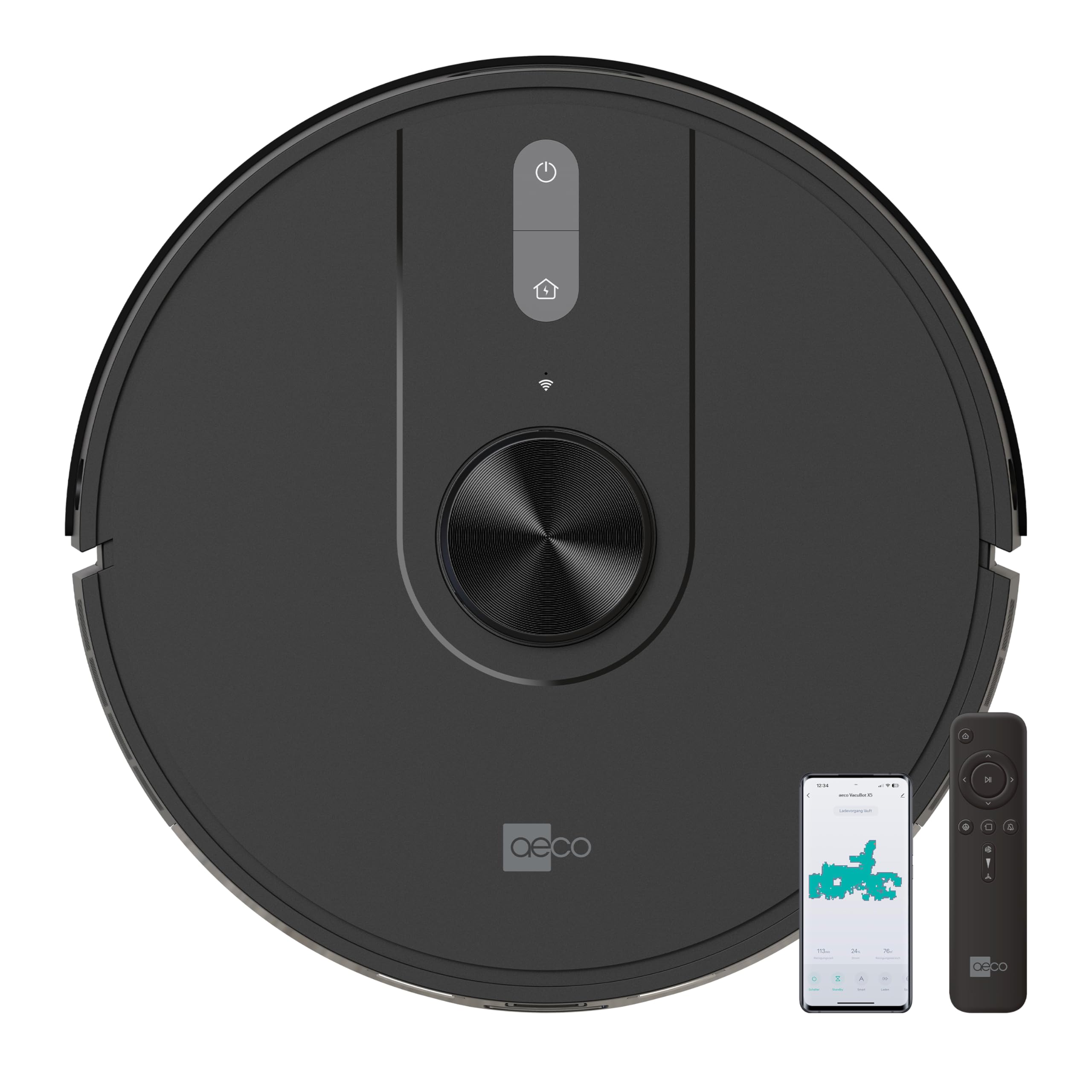 aeco-vacubot-x5-saugroboter-mit-wischfunktion-5000pa image 1