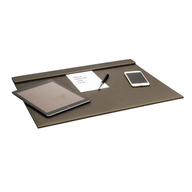 aliseo-londoner-tischauflage-mit-magnetischer-klemmschiene-kunstleder image 1