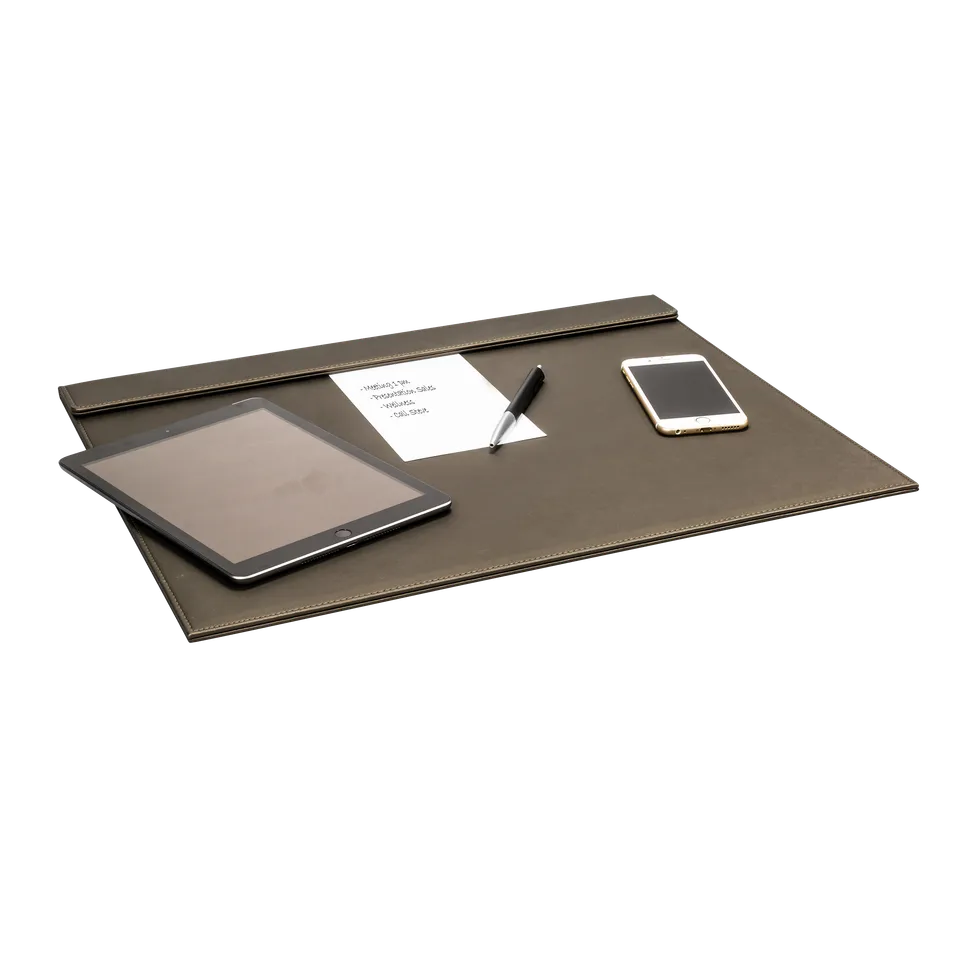 aliseo-londoner-tischauflage-mit-magnetischer-klemmschiene-kunstleder image 1