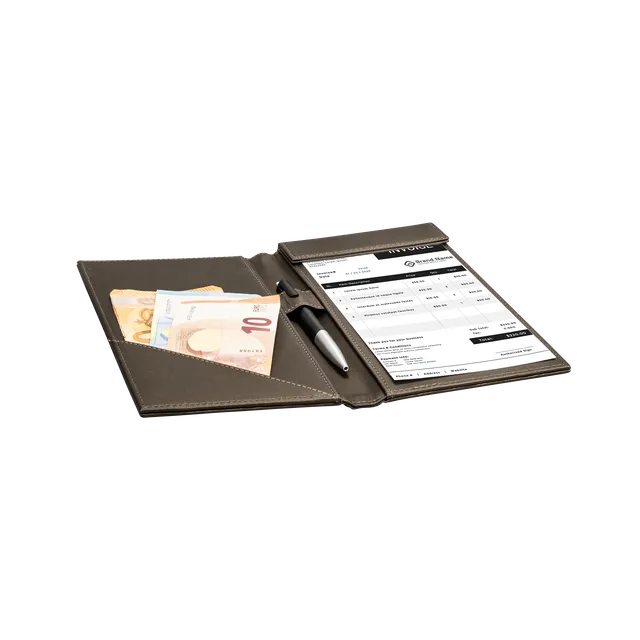 aliseo-londoner-rechnungsmappe-kunstleder-schwarz-taupe image 1