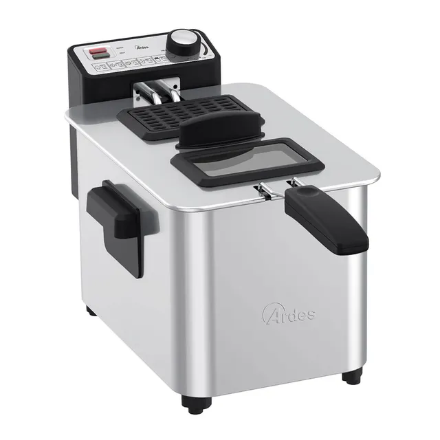 ardes-dorella-4l-ardeep01-edelstahl-fritteuse-4-liter-bis-190-c image 1
