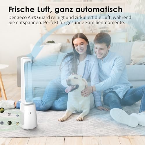 aeco-airx-guard-2in1-turmventilator-mit-hepa-luftreiniger-105-cm image 8