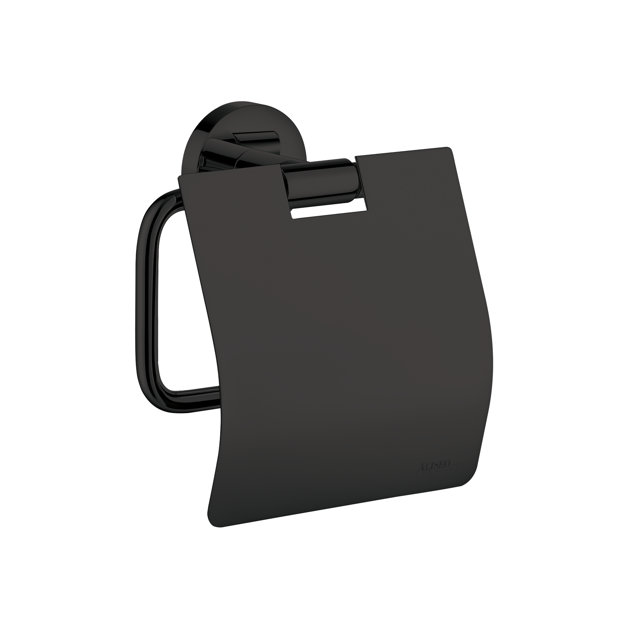 aliseo-nexxus-papierrollenhalter-schwarz-ultra-matt-messing image 1