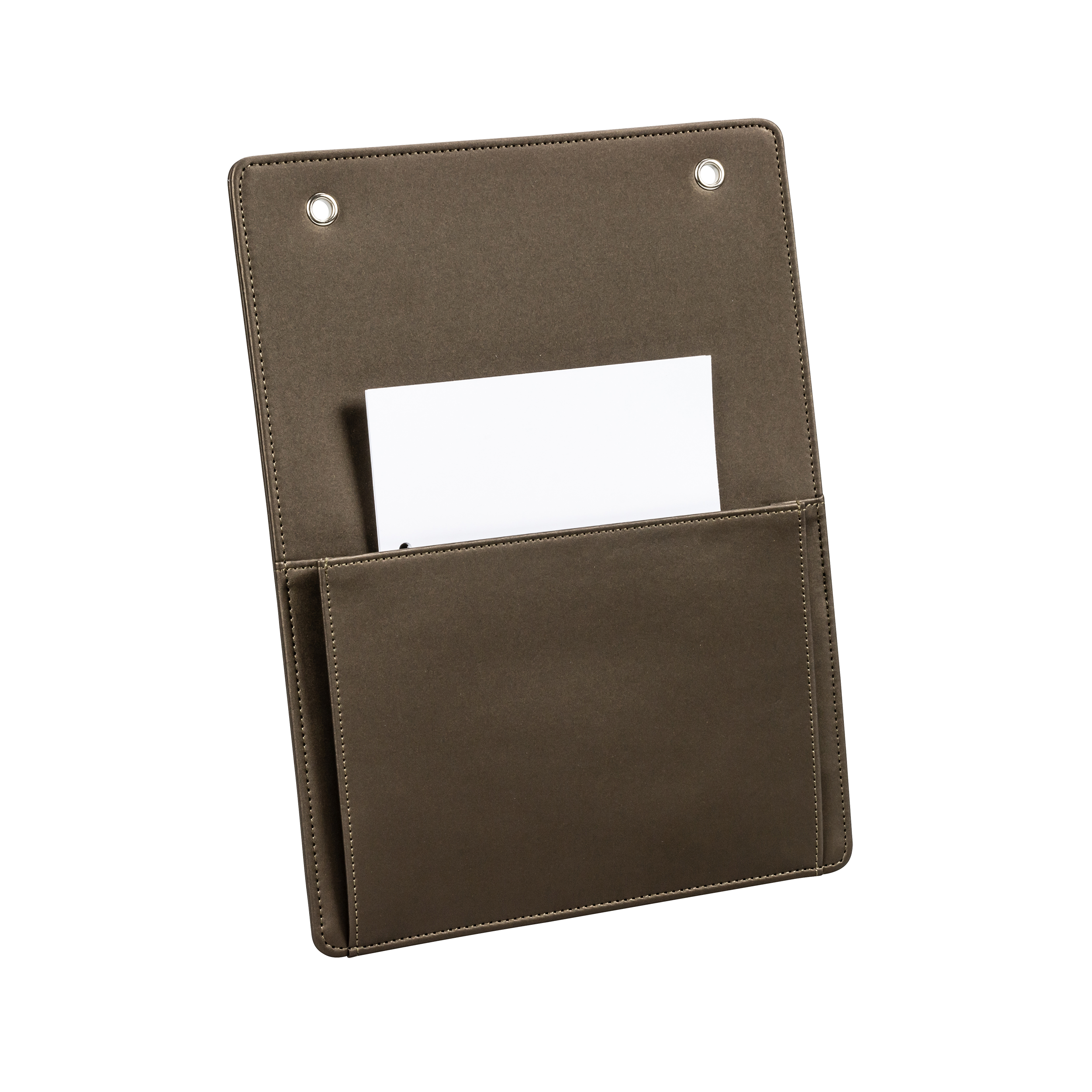 aliseo-londoner-info-wandhalter-kunstleder-schwarz-taupe image 2
