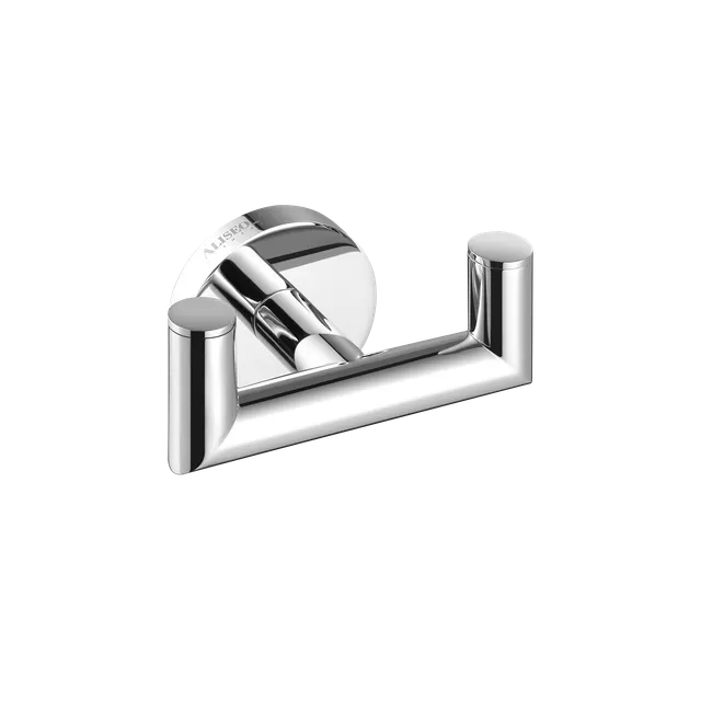 aliseo-tecno-doppel-haken-messing-chrom-badhaken image 1