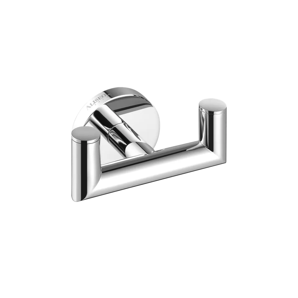 aliseo-tecno-doppel-haken-messing-chrom-badhaken image 1