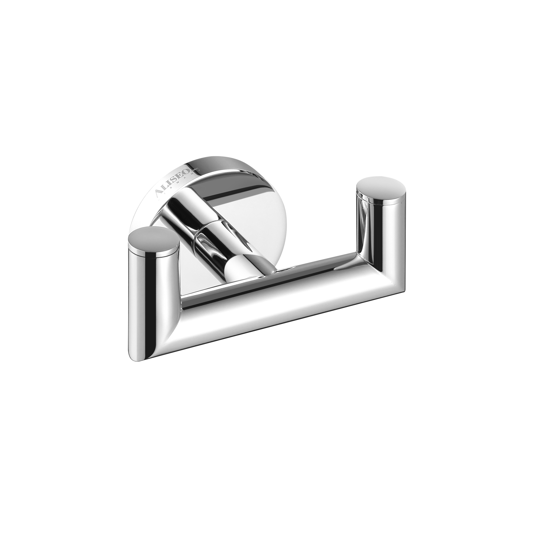 aliseo-tecno-doppel-haken-messing-chrom-badhaken image 1