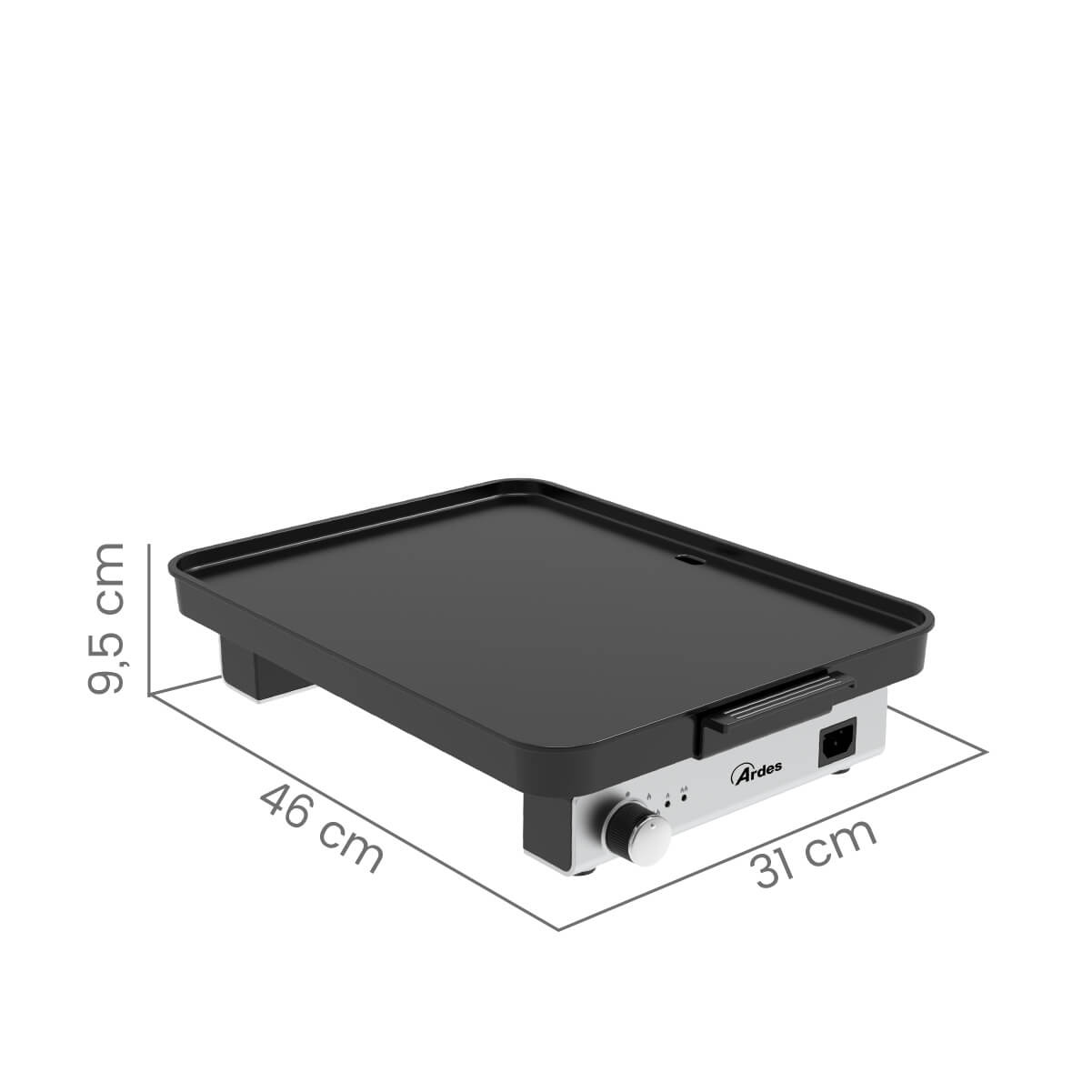 ardes-optimus-argrill02-elektrogrill-grillplatte-40x30-cm image 6