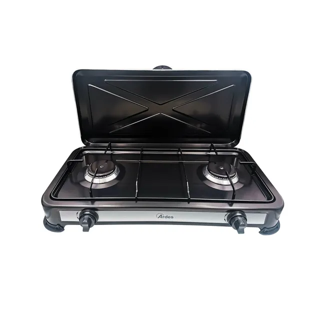 ardes-ar1fg02-odino-2-gaskocher-2-flammig-gpl-schwarz image 1