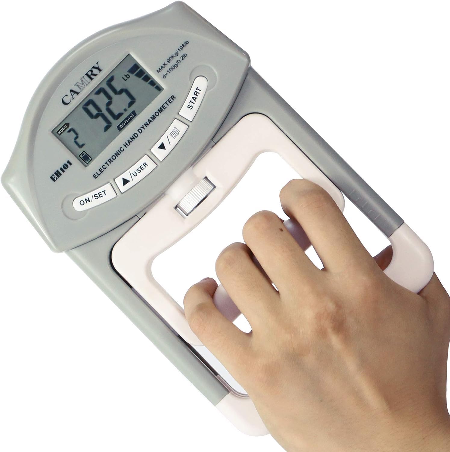 camry-digitales-hand-dynamometer-90-kg-griffst-rke-messger-t-grau image 1