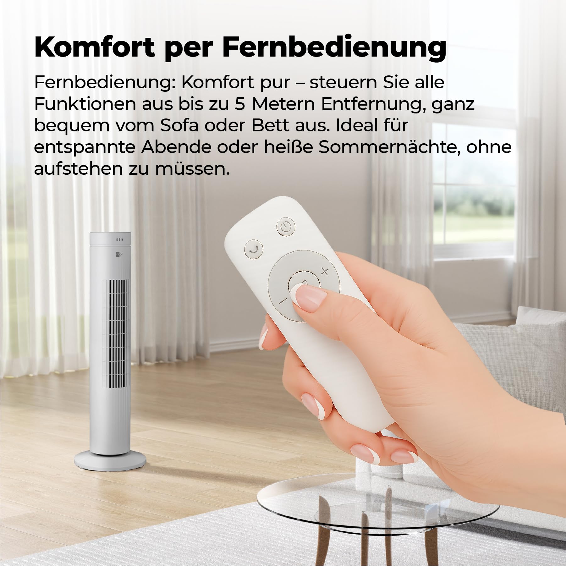 aeco-airx-spin-turmventilator-76-cm-mit-fernbedienung image 4