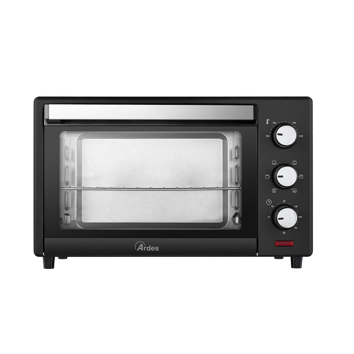ardes-gustavo-dark-25l-ar6226b-umluft-minibackofen-6-funktionen image 1