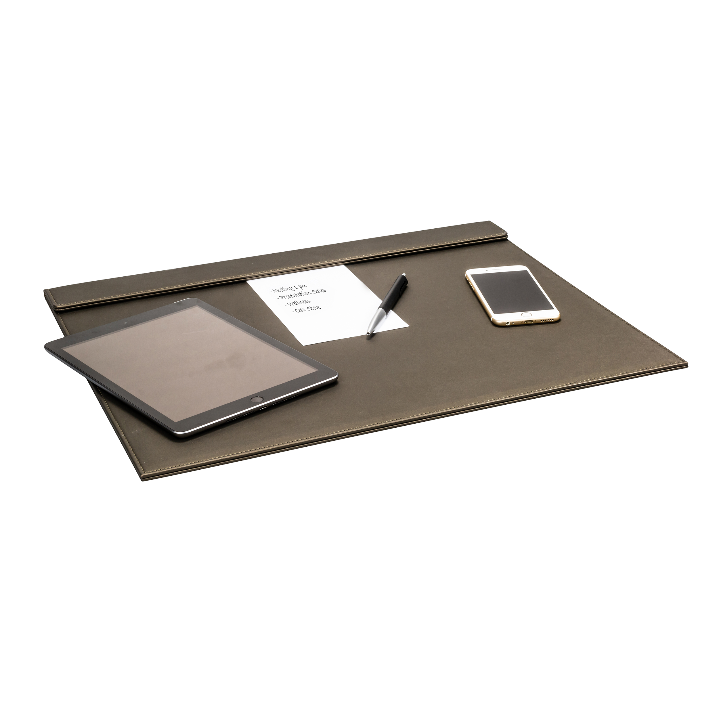 aliseo-londoner-tischauflage-mit-magnetischer-klemmschiene-kunstleder image 1
