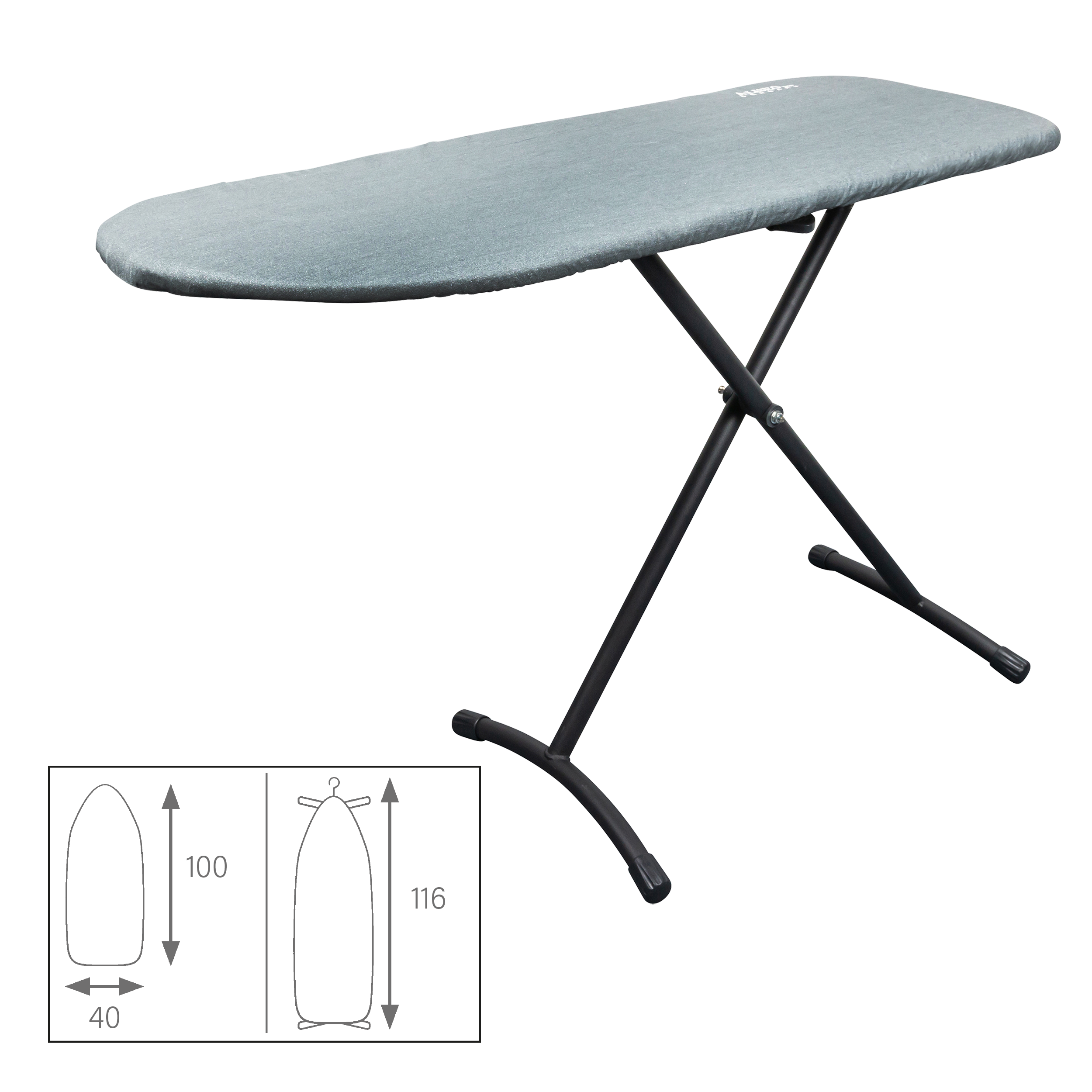 aliseo-mini-max-b-gelstation-h-ngend-klappbar-40x100-cm-grau image 2