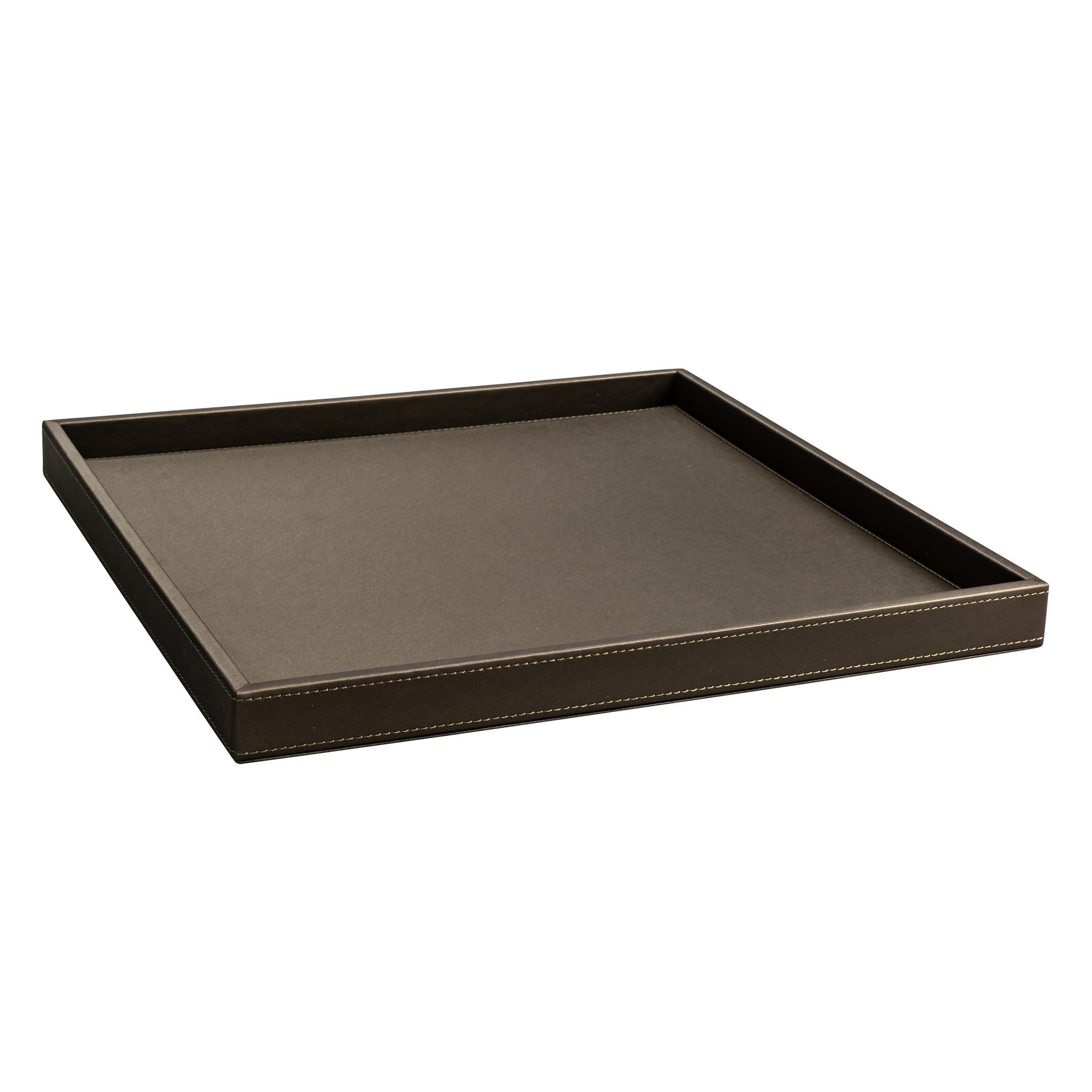aliseo-londoner-minibar-tablett-kunstleder-schwarz-taupe image 1