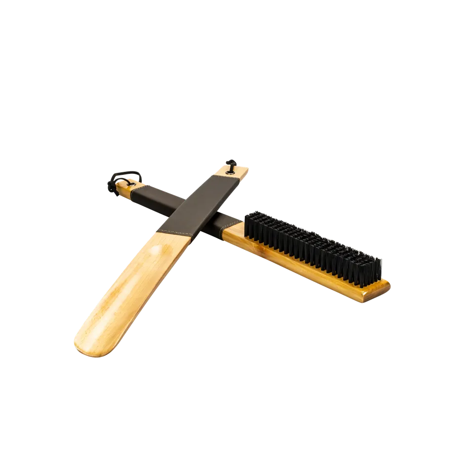 aliseo-londoner-kleiderb-rste-schuhl-ffel-set-holz image 1