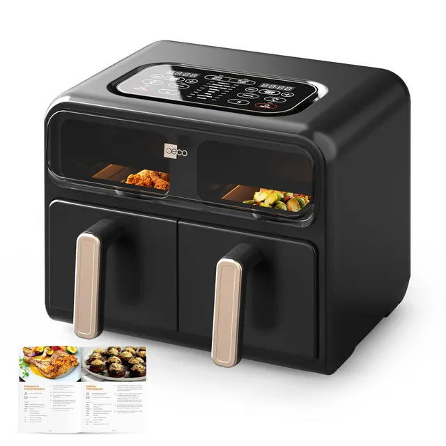 aeco-elite-duo-8l-xl-airfryer-dual-zone-2400w image 1