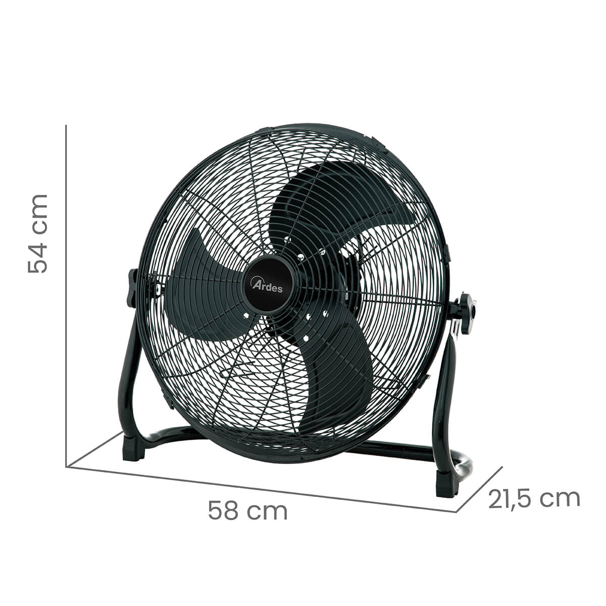 ardes-ar5c45bb-box-metal-box-ventilator-45-cm-metall image 2