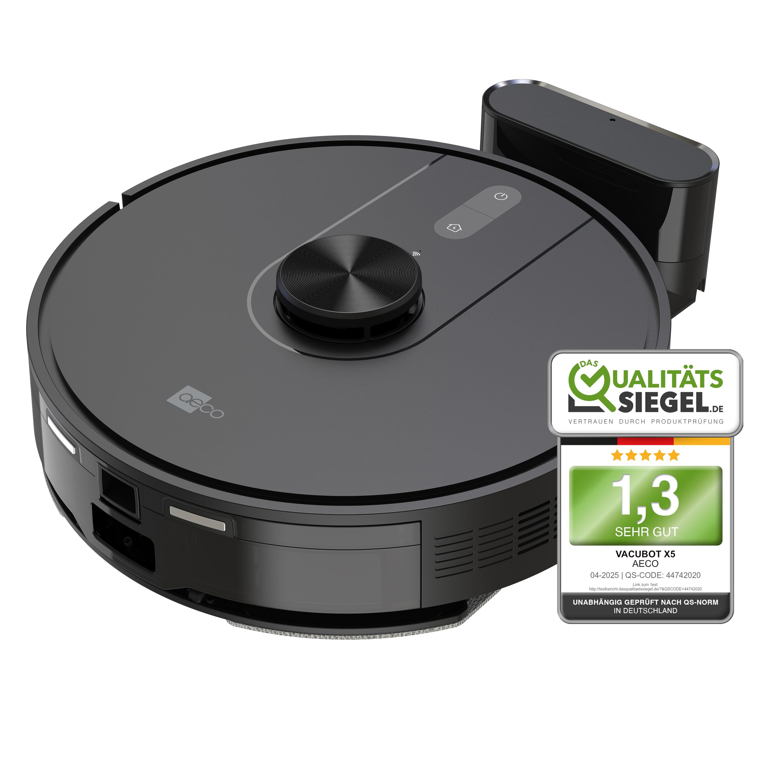 aeco-vacubot-x5-saugroboter-mit-wischfunktion-5000pa image 2