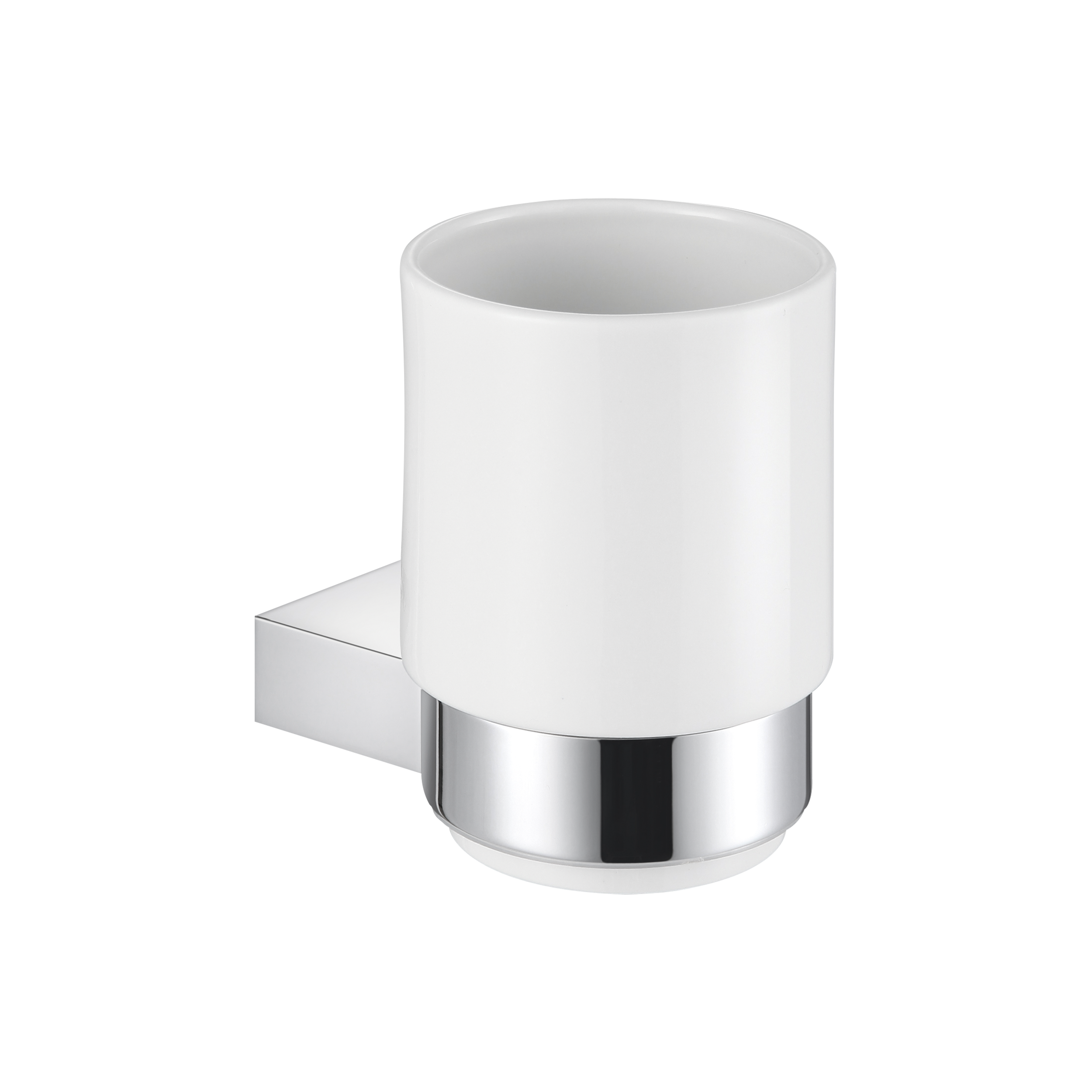 aliseo-architecto-becherhalter-mit-keramikbecher-messing-chrom image 1