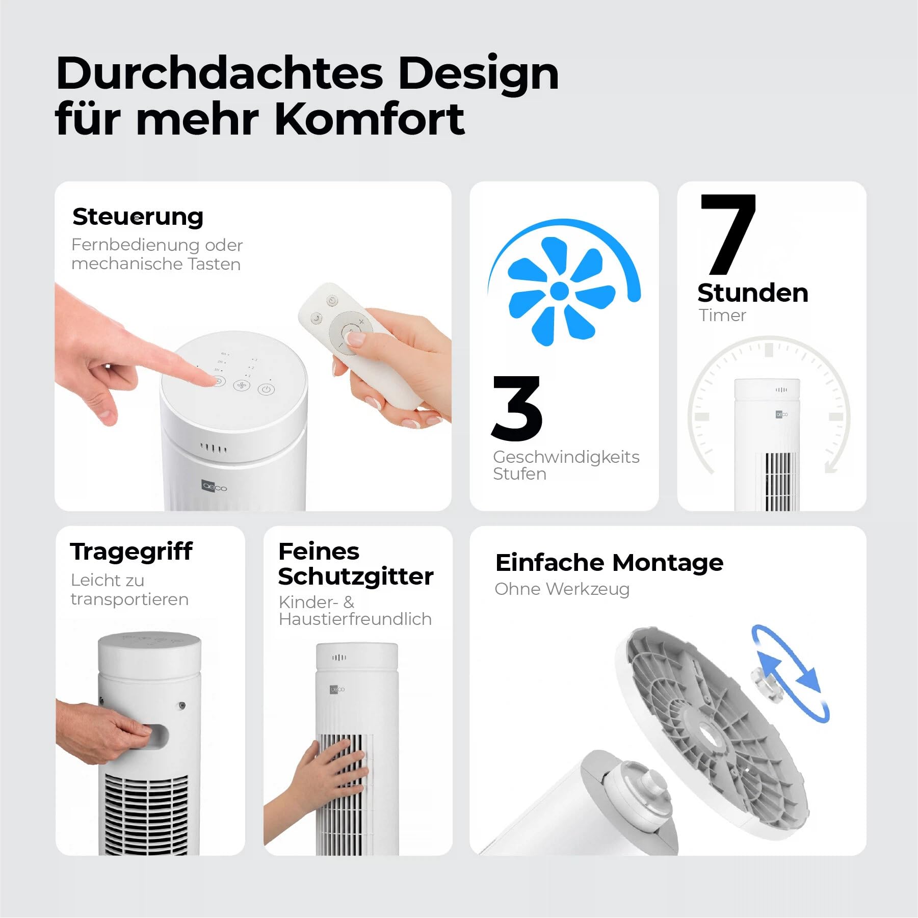 aeco-airx-spin-turmventilator-76-cm-mit-fernbedienung image 8