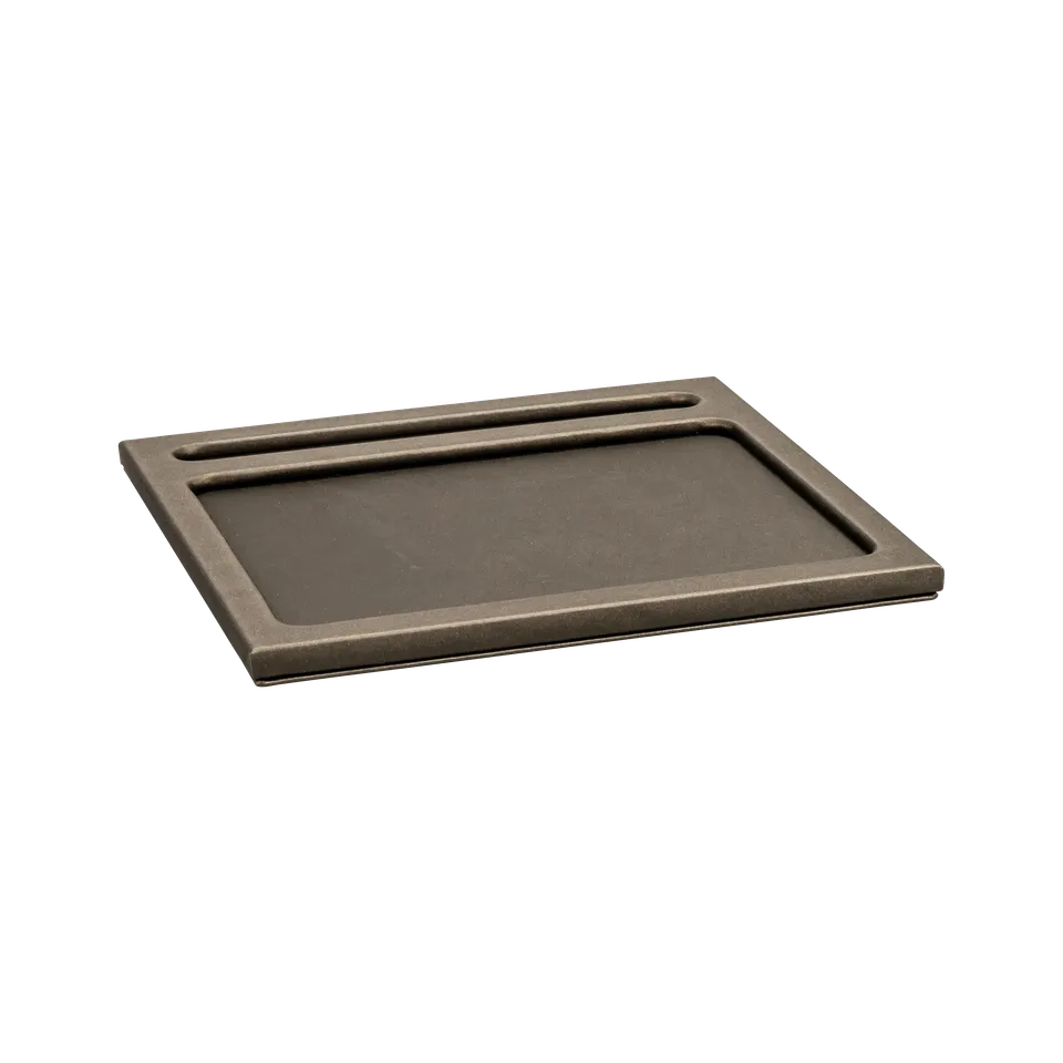 aliseo-londoner-notizblockunterlage-kunstleder-schwarz-taupe image 1