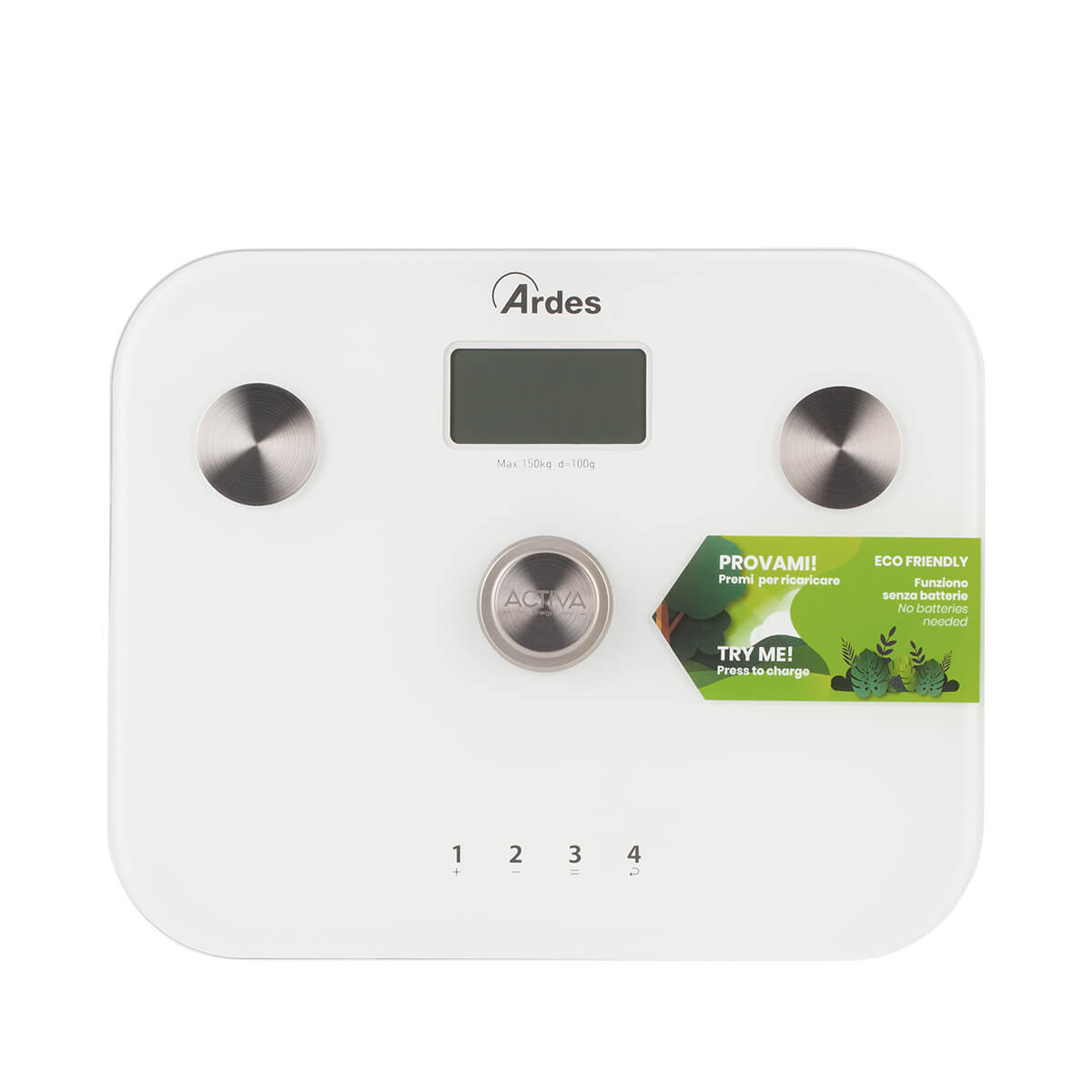 ardes-activa-ar2ppbfm-personenwaage-ohne-batterien-impedanzwaage-aus-glas image 2