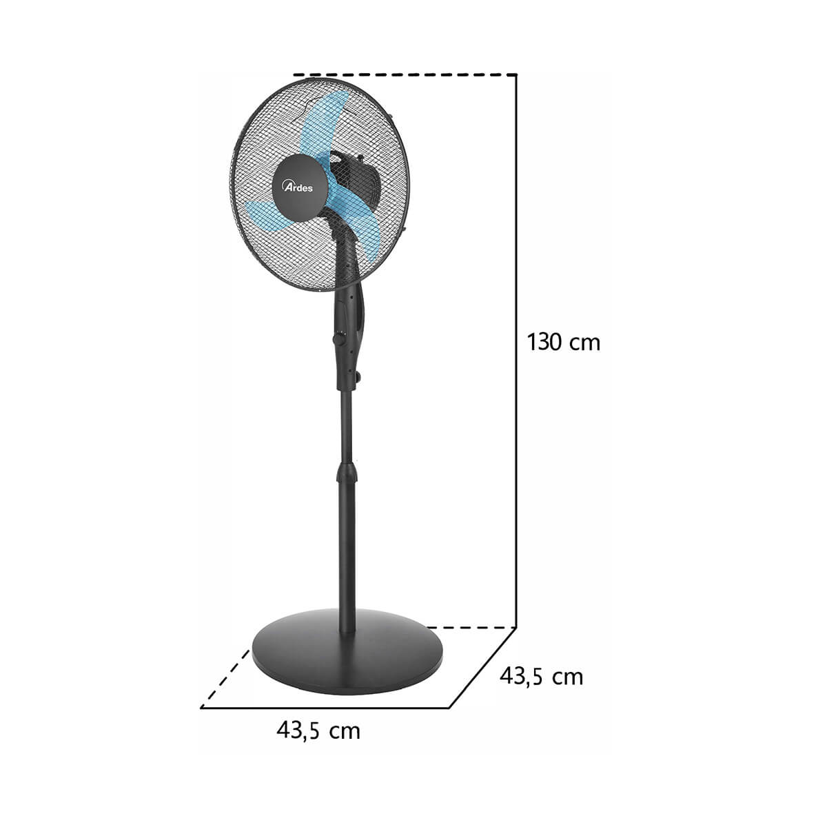 ardes-ar5ea41pb-easy-41pb-plus-standventilator-40-cm-schwarz image 8