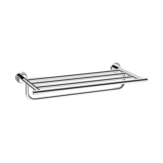 aliseo-now-handtuchablage-mit-stange-messing-chrom image 1