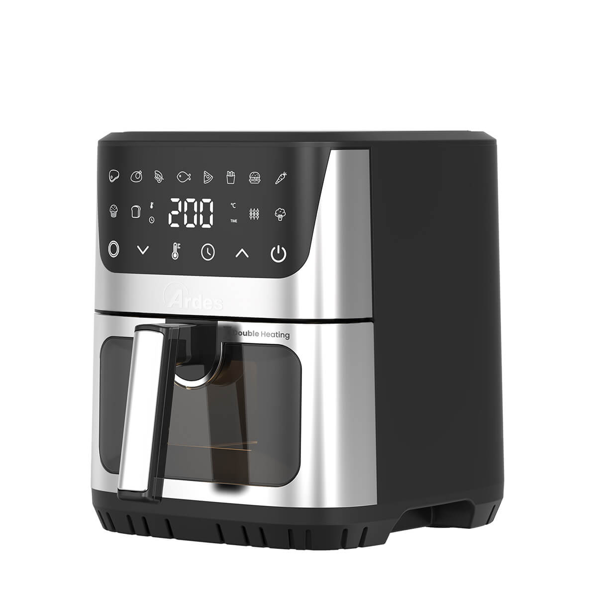 ardes-friggisana-supreme-arfrya15dr-hei-luftfritteuse-6-5l-mit-doppel-heizung image 2